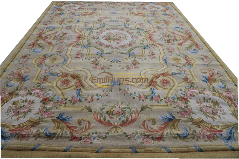 Goedkoop Savonnerie Naald-Punt Hand-Geweven Wol Tapijt Het Ambacht Van Maken Wol Door Hand Wol Breien Tapijten Antiek Vintage Runner Tapijten