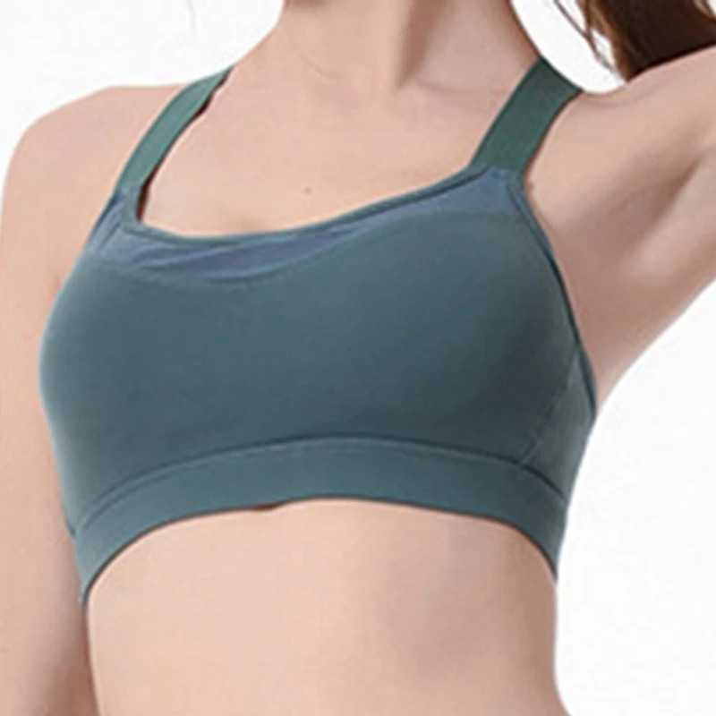 Высокая растягивающаяся дышащая Спортивная майка с регулируемыми бретельками