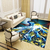 peacock carpet 3d printed carpet square anti skid area floor mat rug non slip mat dining room living soft carpet style 5