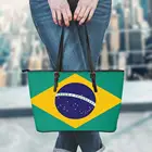 FORUDESIGNSсумки Бразилия национальный флаг Элитный бренд Женская сумка-тоут сумки на плечо из искусственной кожи большая хозяйственная Sac основная Femme Mujer