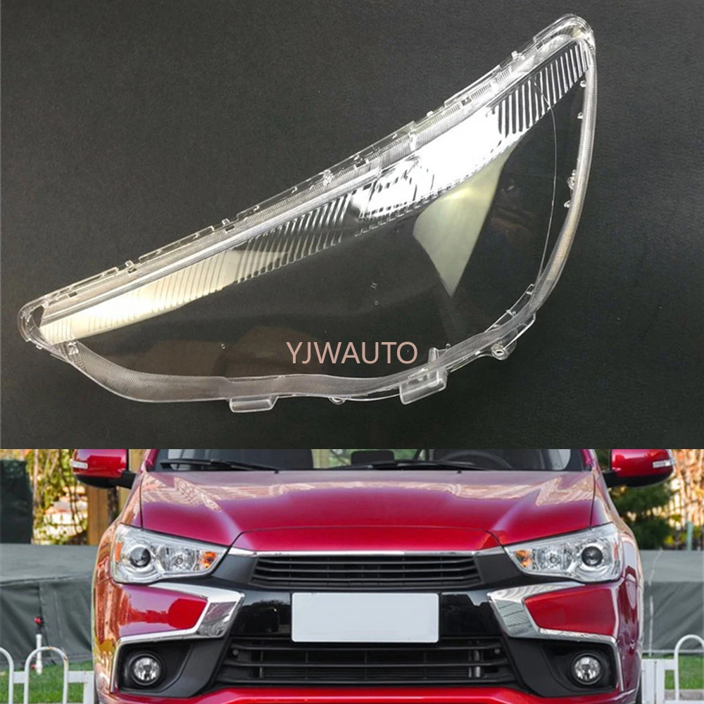 Рассеиватель фары для Mitsubishi ASX 2013 ~ 2018 головной светильник покрытие автомобиля
