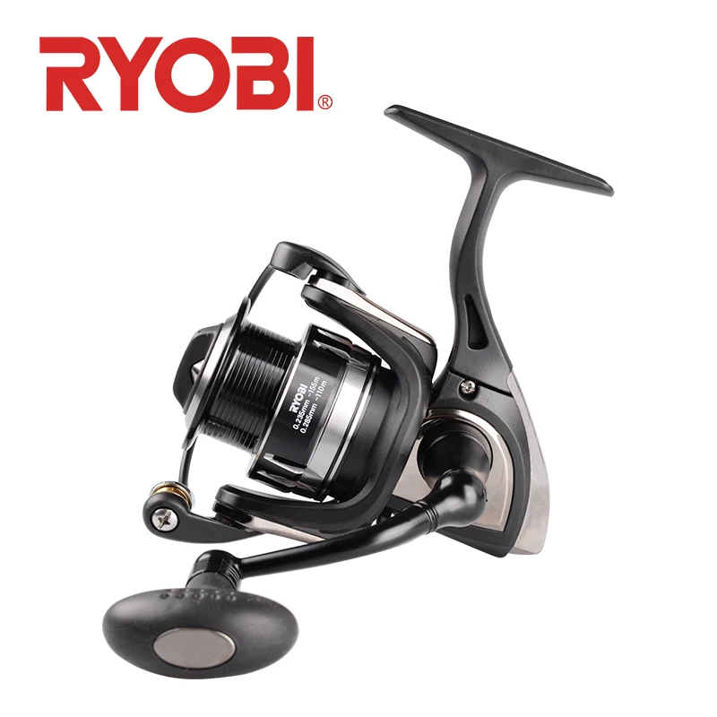 RYOBI TENJIN Fishing Reels Spinning Wheel 2000 3000 4000 6000 8000 6+1BB Gear Ratio 5.1:1/5.0:1 MAX DRAG 2.5kg~10kg reel fishing