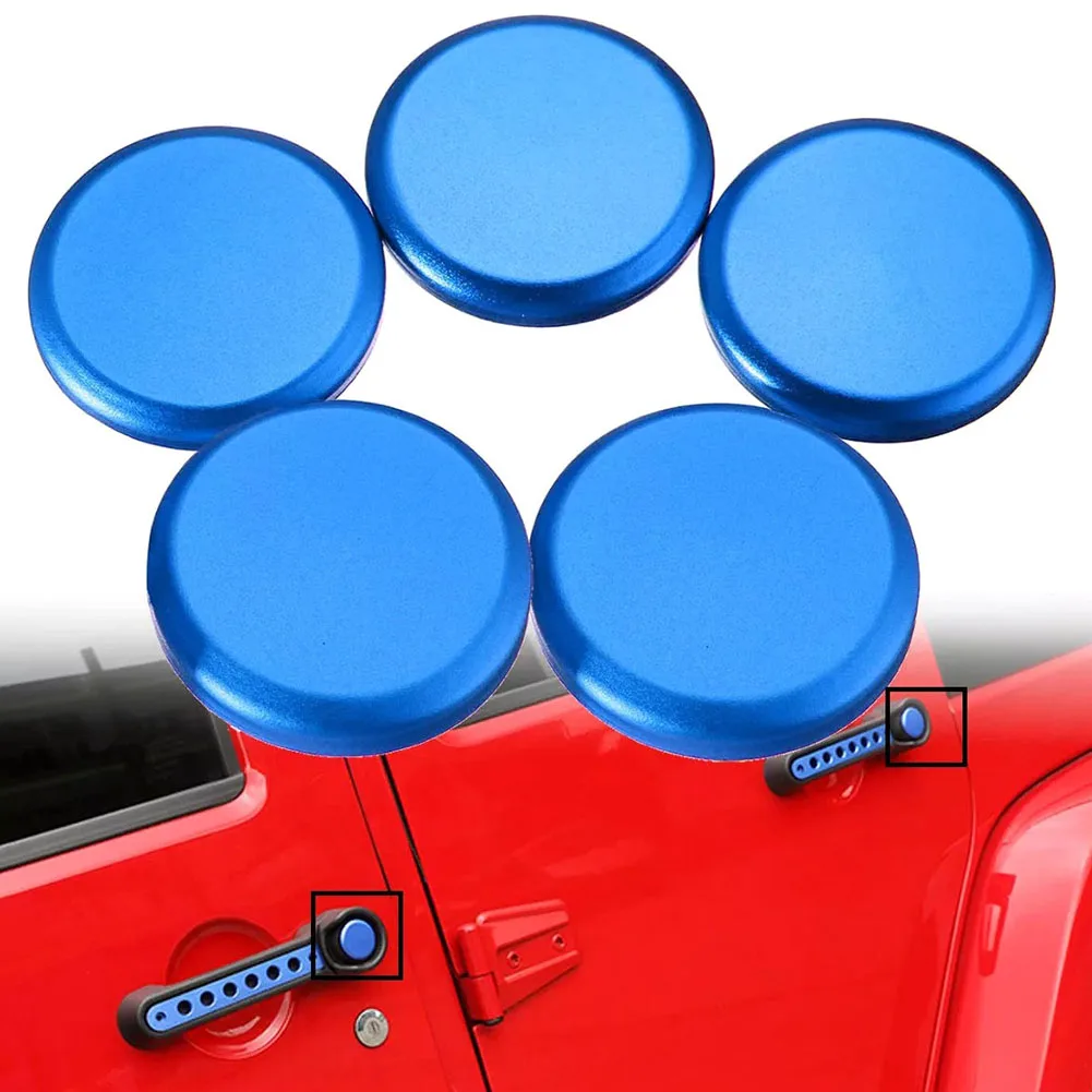 5 шт. дверная ручка внешняя крышка кнопки запуска Накладка для JEEP Wrangler JK 4 двери