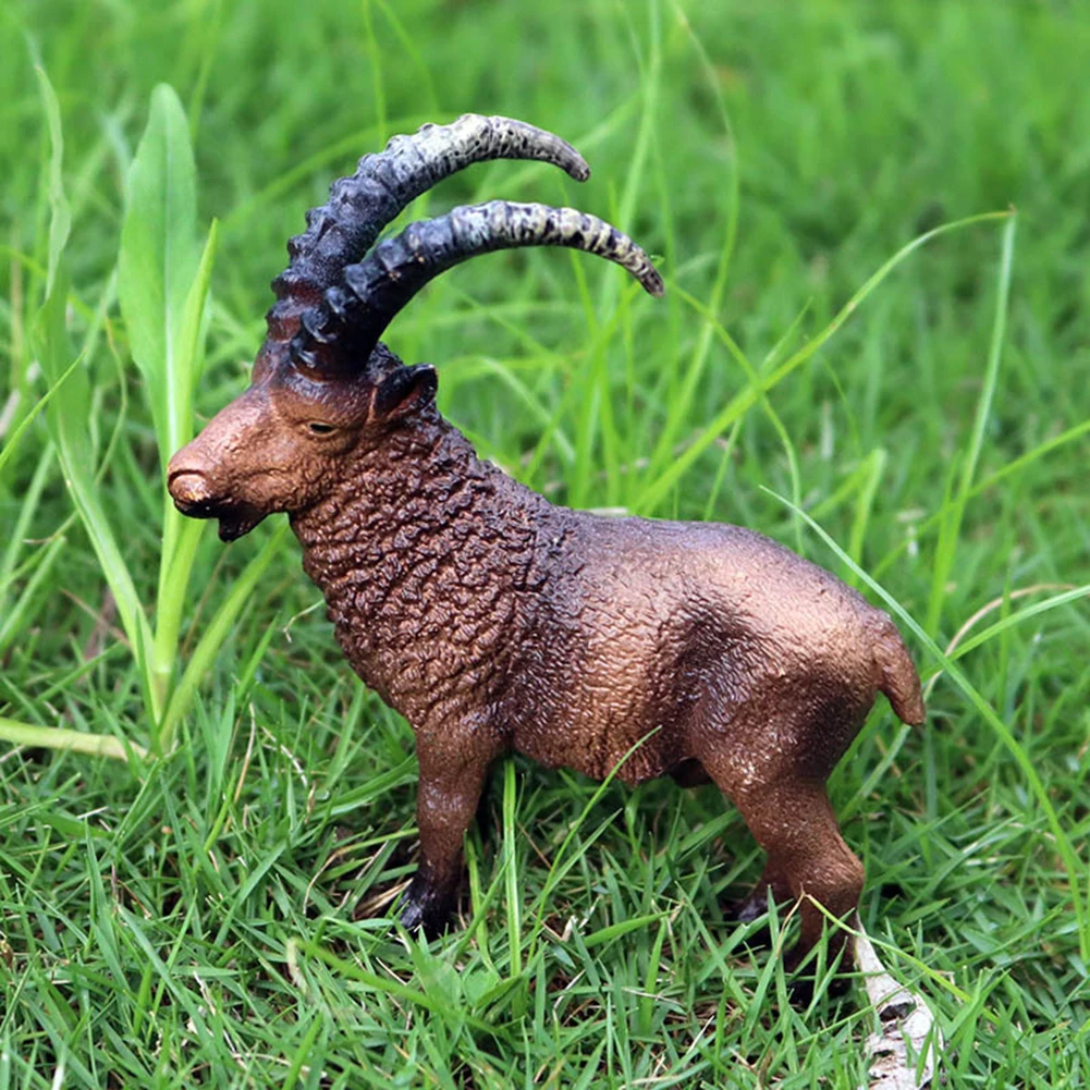 Simulation Collectable Handmade Farm Goat Sheep Animal Model Fugurine Toy Craft Table Decoration Kids Educational Toys | Игрушки и хобби