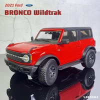 maisto 118 new red 2021 ford bronco wildtrak simulation alloy car model collection gifts boys toy