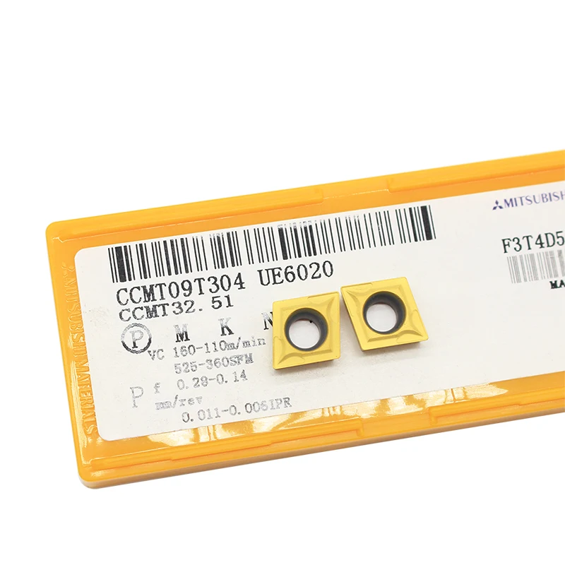 CCMT09T304 карбидные вставки CCMT 09T304 UE6020 внешние токарные инструменты Торцевая мельница токарный станок с ЧПУ Инструменты Резак токарный инструмент