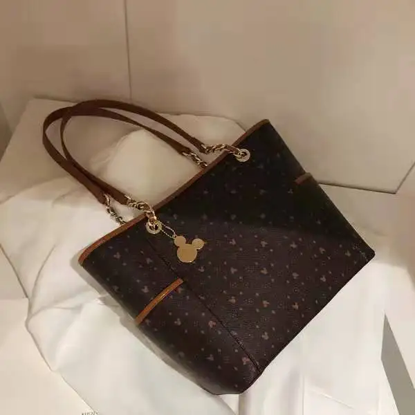 Новинка 2019 Женская вместительная сумка на плечо женская из искусственной кожи