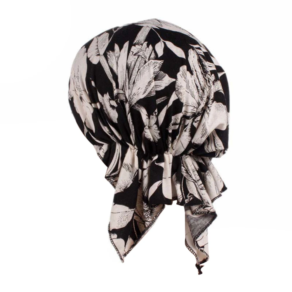 Женский Эластичный Тюрбан с цветочным принтом|Женские фетровые шляпы| |