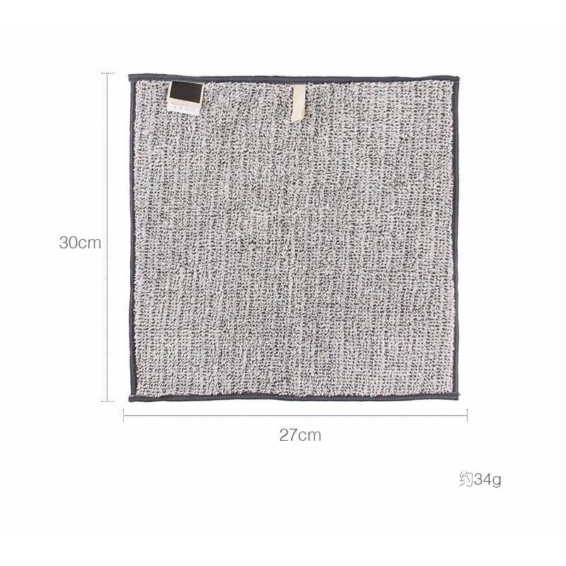 Салфетки для чистки из микрофибры в японском стиле утолщенные бамбукового угля