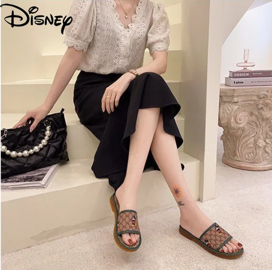Босоножки и шлепанцы Disney женские модные повседневные универсальные пляжные