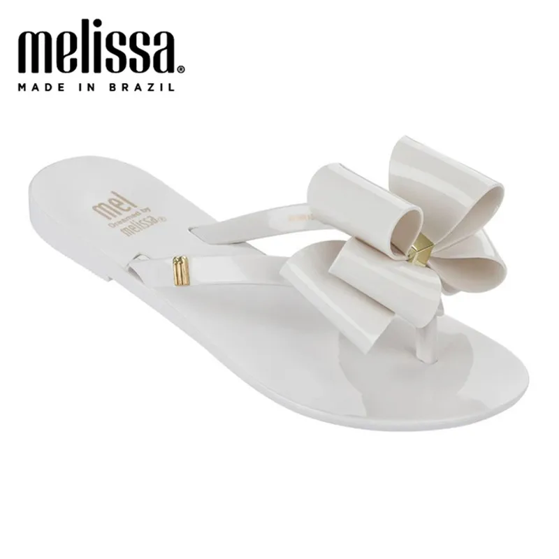 Женские пляжные шлепанцы на платформе MELISSA MEL повседневные сандалии плоской