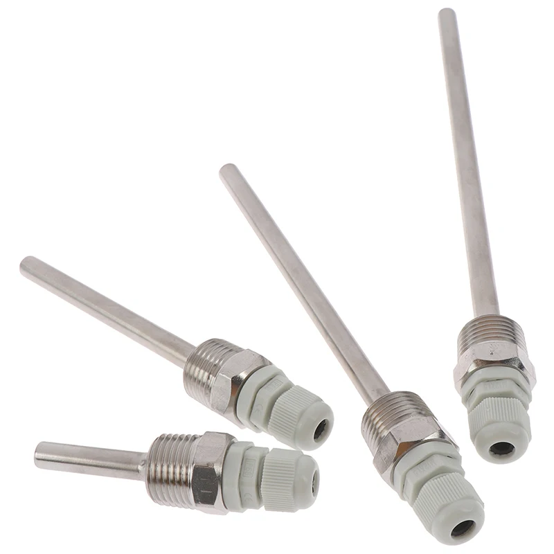 1 шт HUXUAN 50 200 мм из нержавеющей стали термо 1/2 &quotNPT нитки для температурных