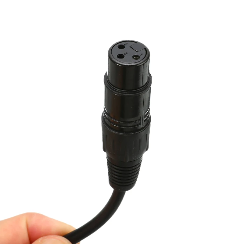 

3-Pin Signal Cable Metal Plug LED Par Light Stage Lighting Signal Cable For Moving Head Fogger Light DJ Equipment 1M Cable