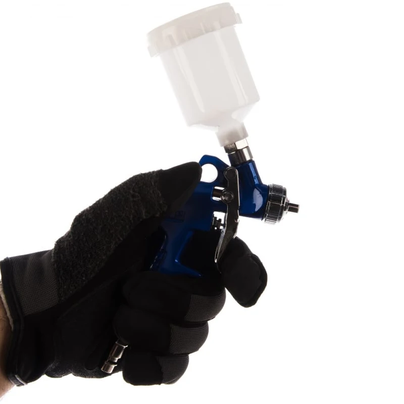 Voylet H2000 Mini Paint Spray Gun Gravity Feed 0.8/1.0 MM Nozzle with Air Regulator Filter |