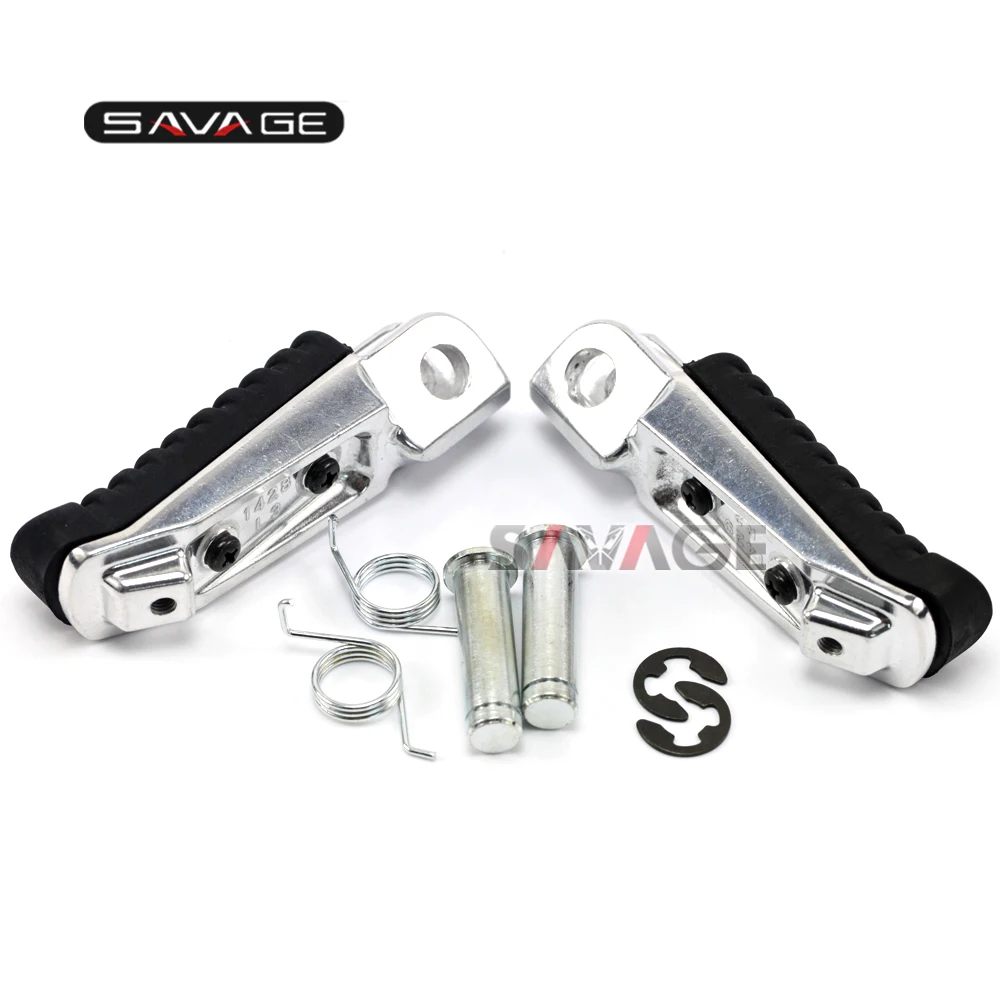 for kawasaki er6n ninja 650r 1000 z1000sx versys 650 1000 z1000 z750s z900rs motorcycle rider front foot pegs footrest adapters free global shipping