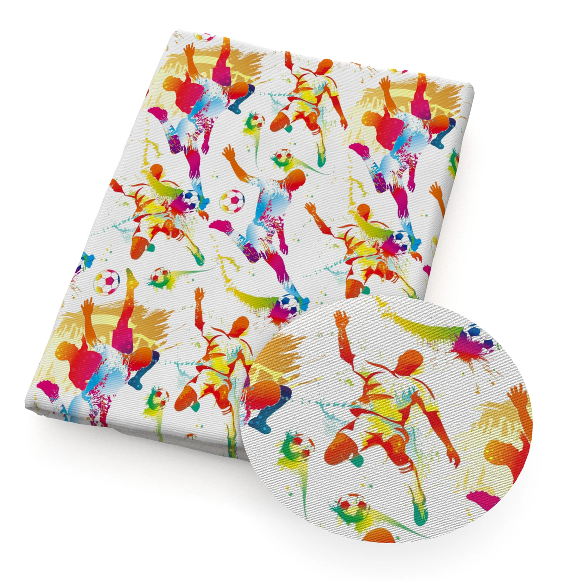 Хлопковая стрейчевая ткань для боулинга футбола спорта полиэстера 4 вида шитье