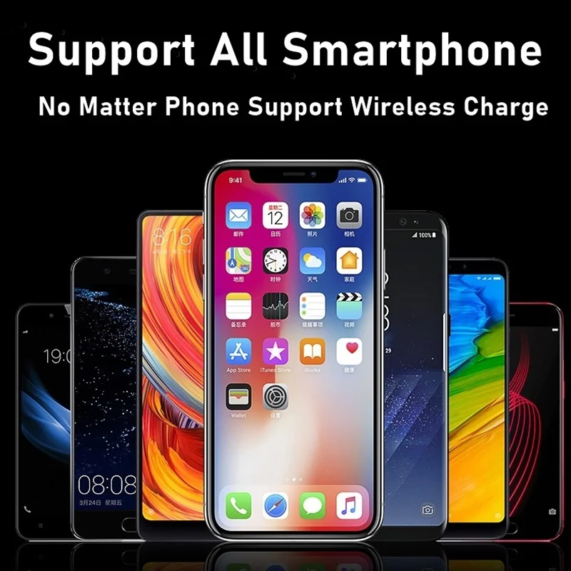 Автомобильный держатель для телефона Tongdaytech 10 Вт магнитное зарядное устройство