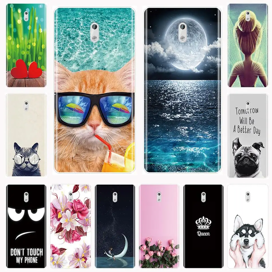 

Back Cover TPU For Nokia 2.1 3.1 5.1 6.1 7.1 Plus Soft Silicone Cute Pattern Painting Phone Case For Nokia 7.1 6.1 5.1 3.1 2.1