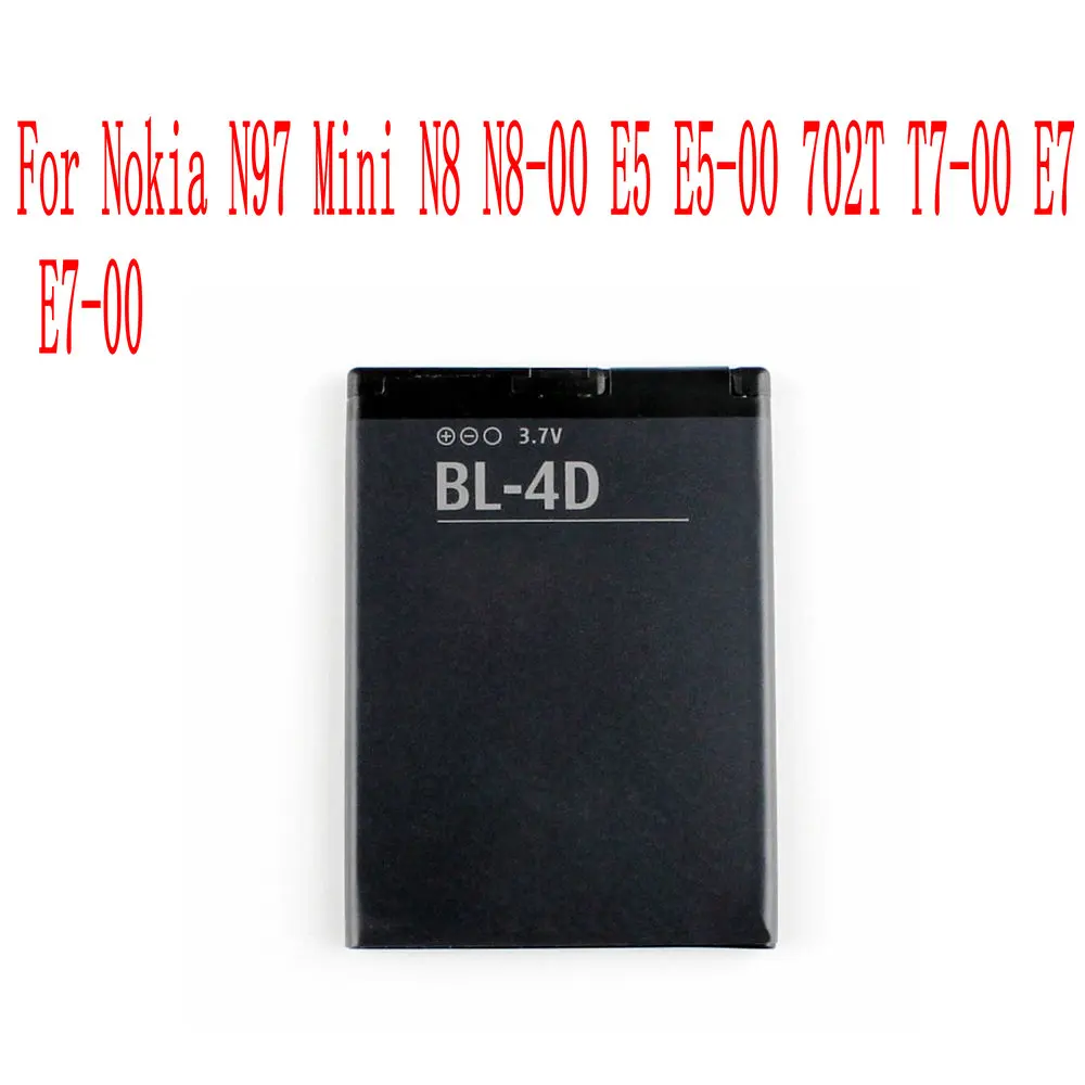 Высокое качество 1200 мАч BL-4D батарея для Nokia N97 Mini N8 N8-00 E5 E5-00 702T T7-00 E7 E7-00 сотовый телефон
