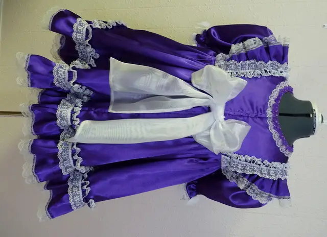 Фиолетовое Блестящее Платье фото 21