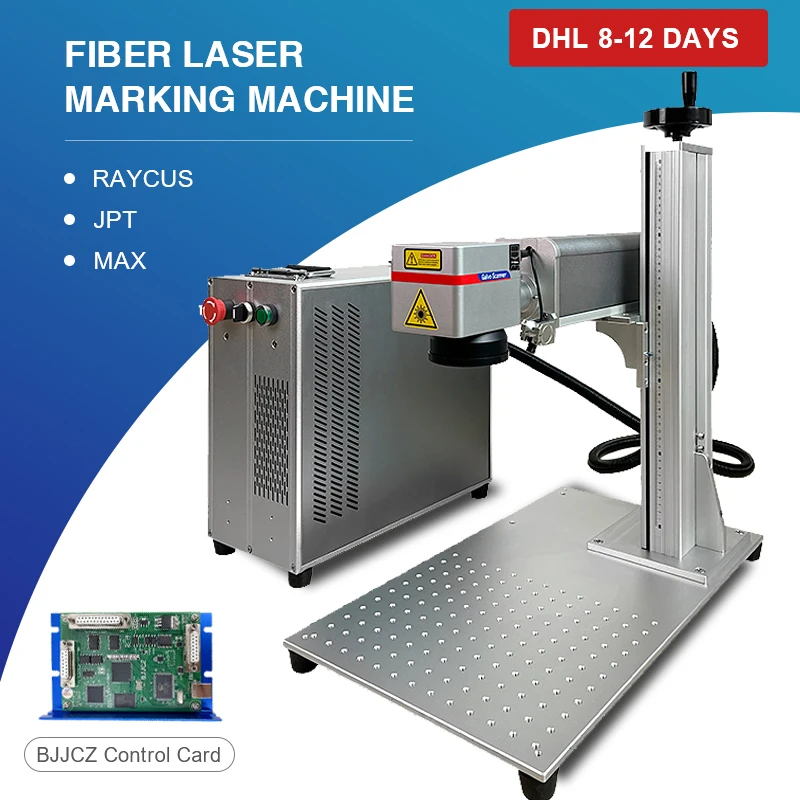 

Fiber Laser Marking Machine Raycus JPT Laser Engraver 20W 30W 50W Source For Metal Steel Gold Silver Fiber Laser Marking Machine