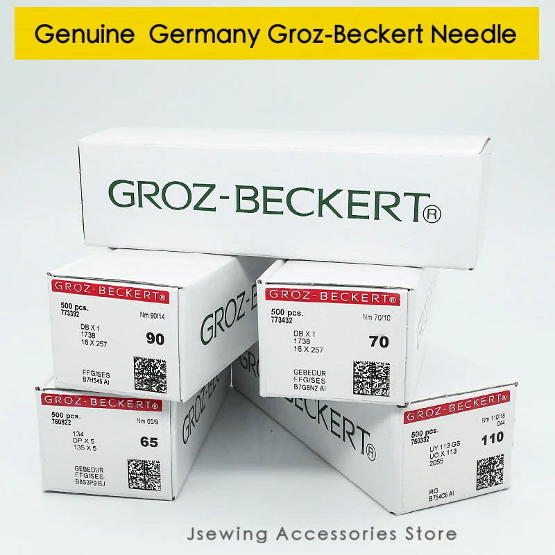 10 PCS DBX1 Groz-Beckert Sewing Machine Needles For Industrial Lockstitch Accessories DB*1 16x257 Knitting JUKI BROTHER SINGER | Дом и сад