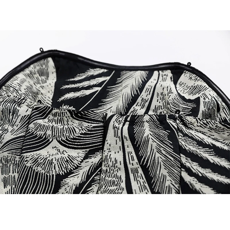 Модные Винтажные жаккардовые платья в китайском стиле Черное женское платье без