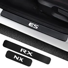Наклейка для порога двери автомобиля для Lexus RX 300 330 IS 250 300 GX 400 460 UX 200 NX LX LS GS ES CT200h, аксессуары для тюнинга автомобиля, 4 шт.