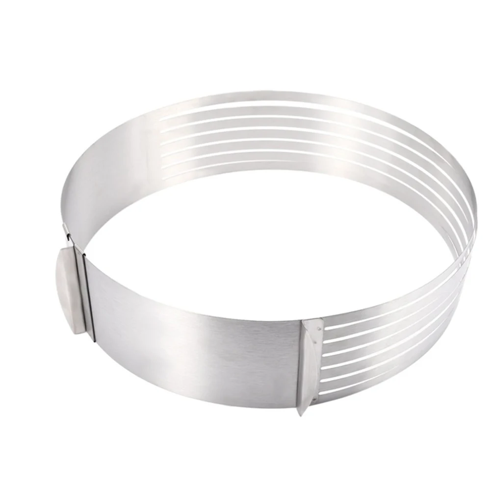 Многослойная нарезка для торта регулируемая Выдвижная форма Мусса из