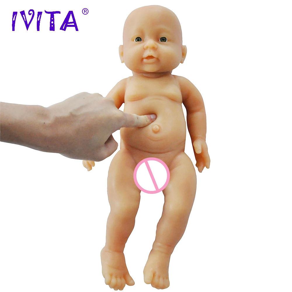 [ из США и Китая] IVITA 41 см 2 кг мальчик Глаза открываются силиконовые Reborn Alive куклы реалистичные детские игрушки