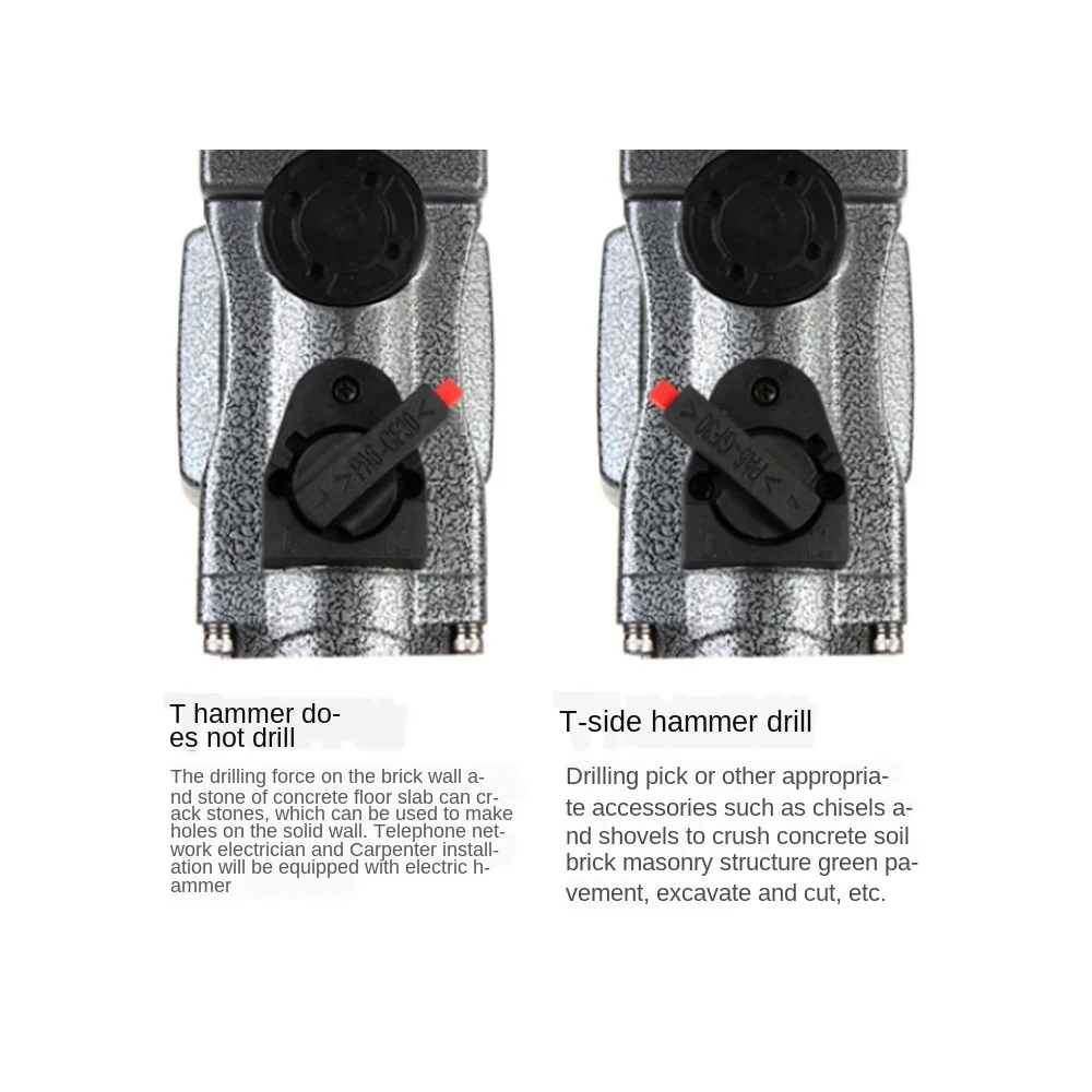 Anjieshun 220 В 4-функциональный электрический молоток переменного тока мощный