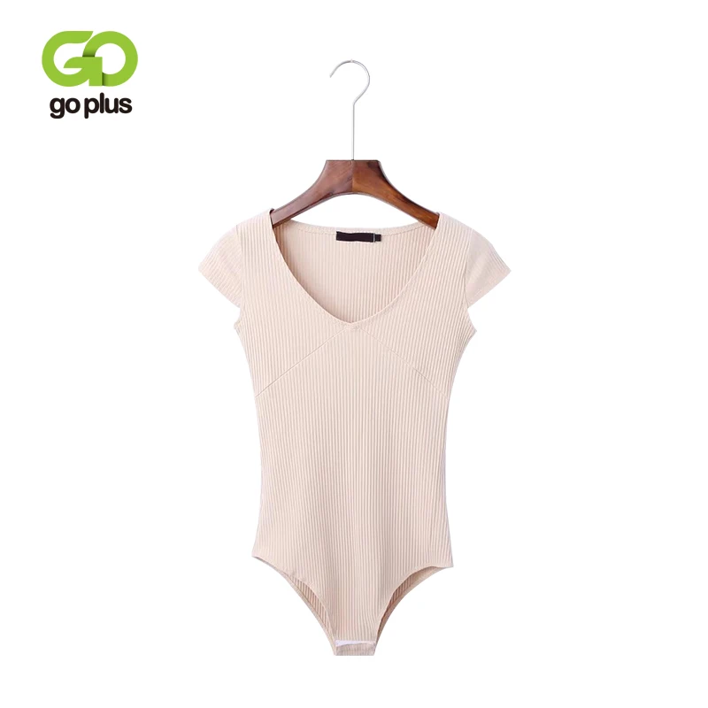 GOPLUS боди женский сексуальный винтажный летний комбинезон с коротким рукавом и