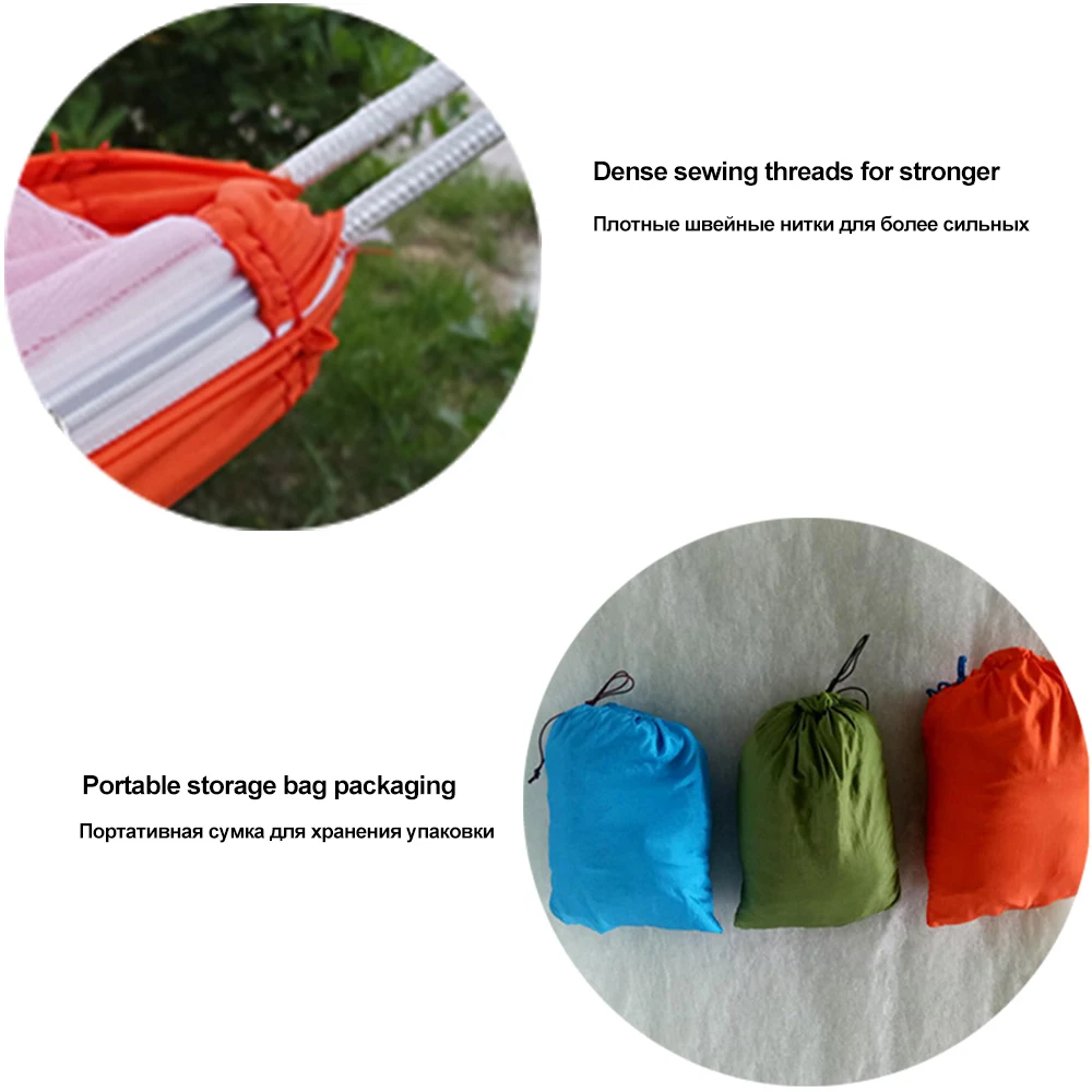 Сетчатый гамак HooRu с москитной сеткой двойной для кемпинга туризма пикника