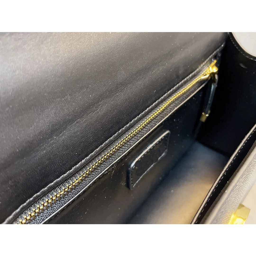 

Ladies hot style high-end leather portable messenger bag, big-name fashion shoulder bag, luxury temperament diagonal bag