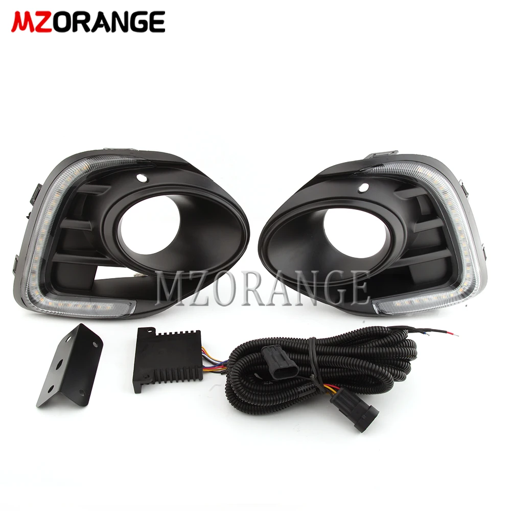 

Для Защитные чехлы для сидений, сшитые специально для Mitsubishi Lancer 2016-2019 головной светильник LED DRL Противотуманные Фары Светильник s Противотум...