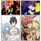 Аниме постер и принты сказочного хвоста манга Нацу драгнеель пламя рисунок на холсте украшение для дома спальни HD Настенная картина