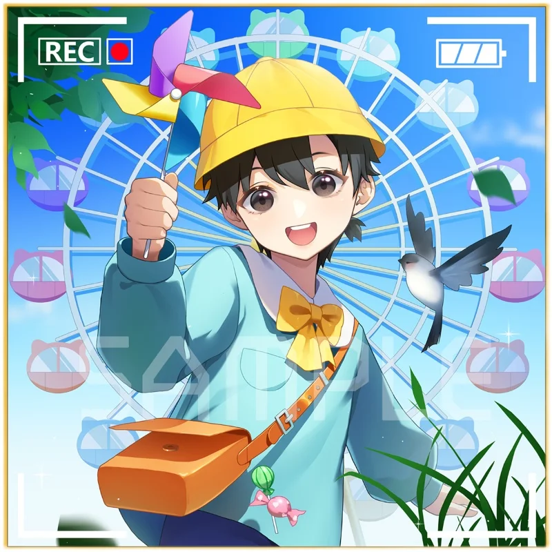 

Anime Shiguang Daili Ren Cheng Xiaoshi Lu Guang Badge Brooch Button Pin Colored paper Through card Souvenir Cosplay Decorative