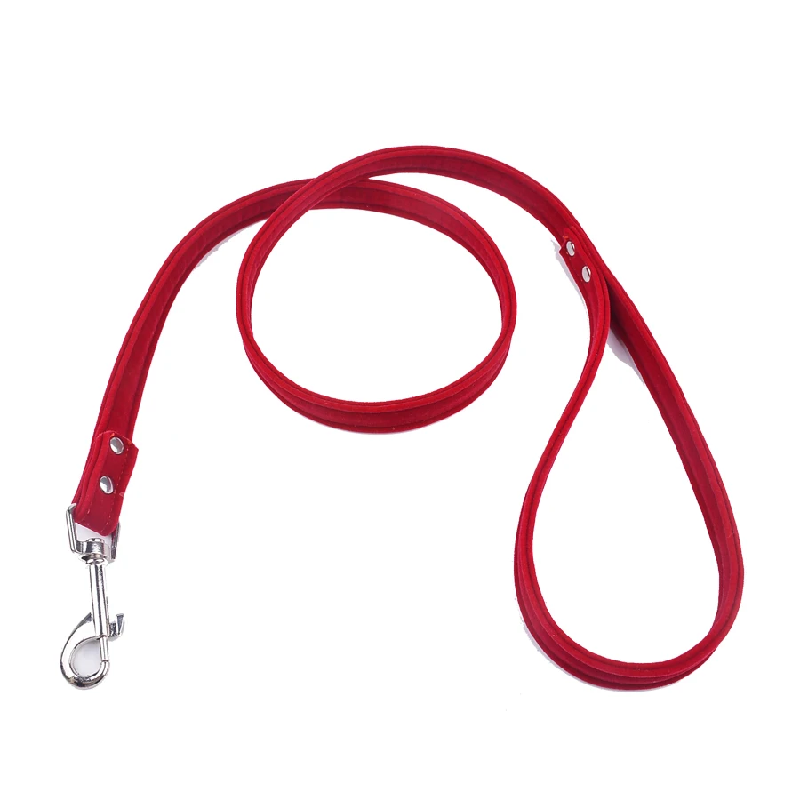 Ошейник для собак и поводок Pet Ведущий Поводок щенка собаки кошки красный розовый
