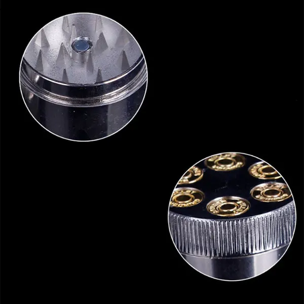 High Quality Revolver Pipe Weed Grinder Six Shooter Smoking Creative Tobacco Cigarette Herb Smoke Crusher | Дом и сад
