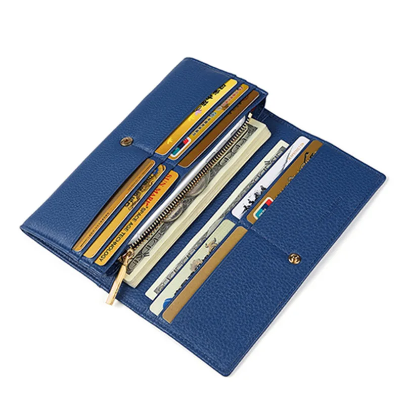 Women's favorite wallets long section really leather thin leisure Ms. wallet FREE SHIPPING | Багаж и сумки