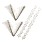 2 комплекта, шипы из нержавеющей стали для защиты от голубей