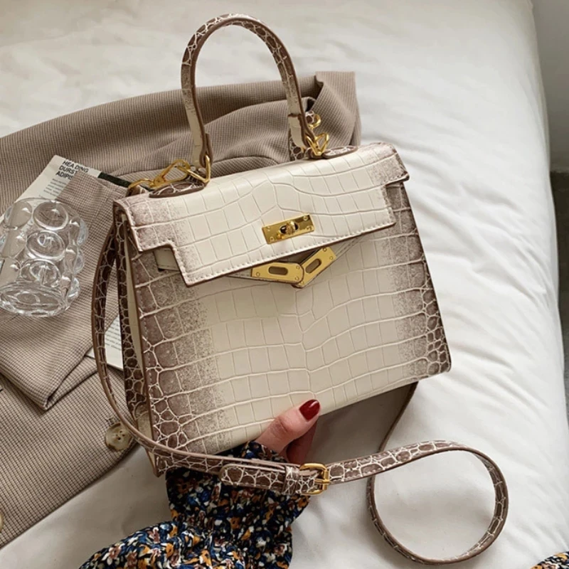 

Designer bags one shoulder aslant bag square bag hand bag new gradient handbags