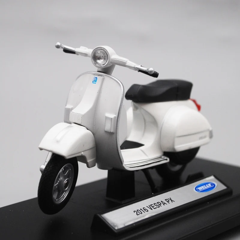Welly 1:18 Vespa PX 2016 высокий симулятор мотоцикл велосипед Скутер литый под давлением