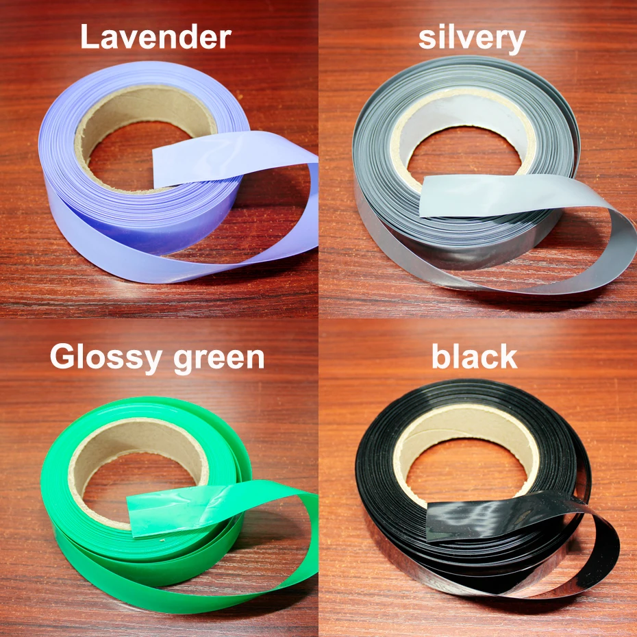 Plástica do Bloco da Bateria de Lítio da Bateria Pvc18650 Retardador Calor Shrinkable Tubo do Filme do Psiquiatra do Tubo Feito sob Encomenda 18 Mm500 mm de Largura Chama Luvas de cabo