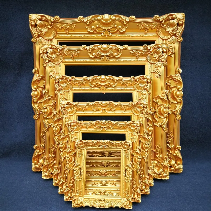 

Classic Frame for Picture Holder Wedding Road Lead Painting Gallery Wall Decor Plastic Material Home Party Window Decoration