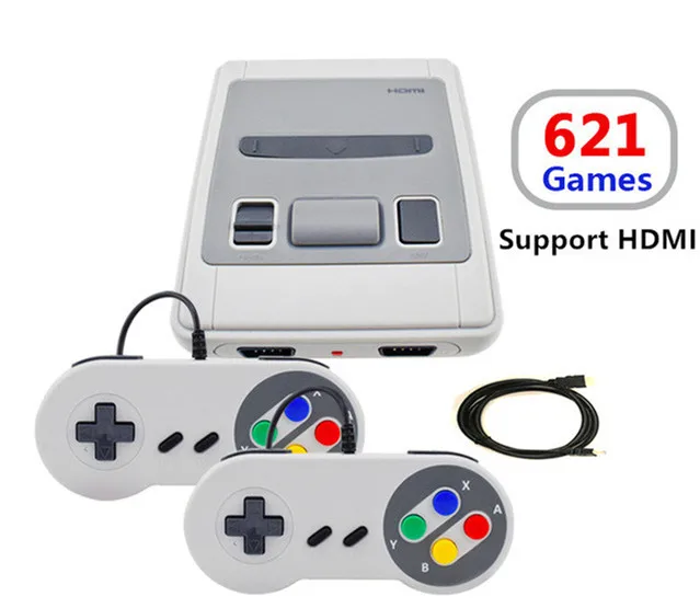 Мини ТВ портативная игровая консоль видеоконсоль для игр Nes с HD-выходом