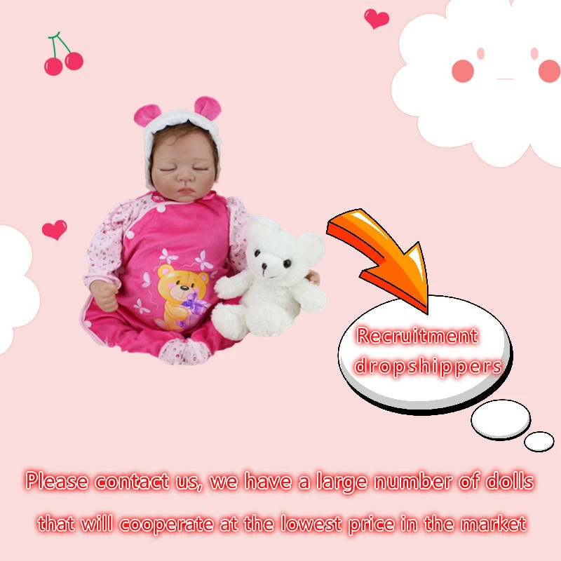 18 дюймов 45 см кукла для новорожденных реалистичные мягкие силиконовые куклы