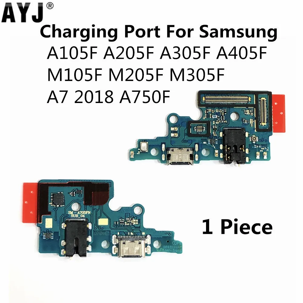 Зарядный кабель для Samsung Galaxy A105F A205F A305F A405F A7 2018 A750F M105F M205F M305F|Шлейфы мобильных