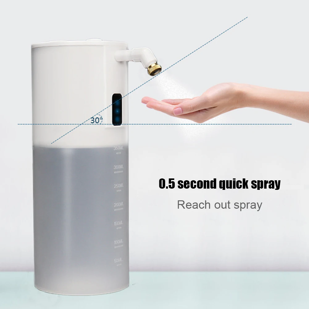 

Automatic Alcohol Dispenser Sprayer Hand Sanitizer Disinfection Liquid Soap Box Container for Household Supplies