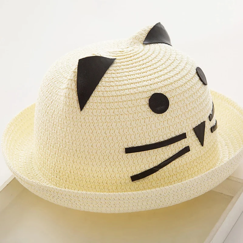 Милые летние детские шляпы от солнца для девочек пляжная шляпа Повседневная